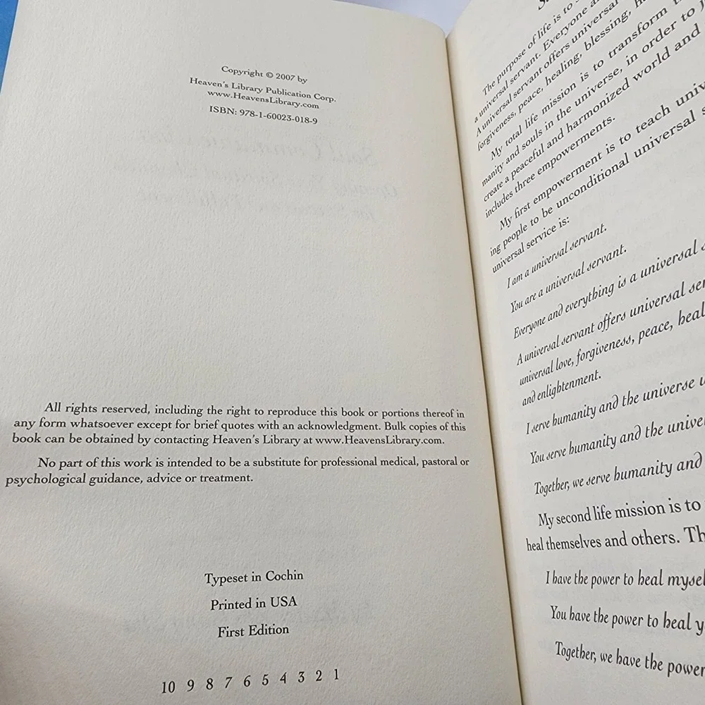 Soul Communication Dr Zhi Gang Sha Heavens Library First Edition Hardcover 2007